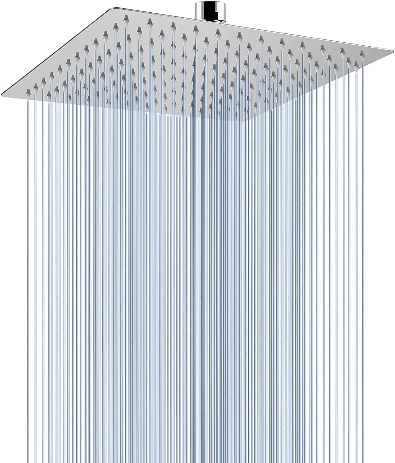 ANMEX® 6x6 (6inch) UltraSlim Stailness Steel Heavy Rain Shower Head Without Arm (Silver, Chrome Finish) (B07R1MBSG3) Amazon Price History, Amazon Price Tracker