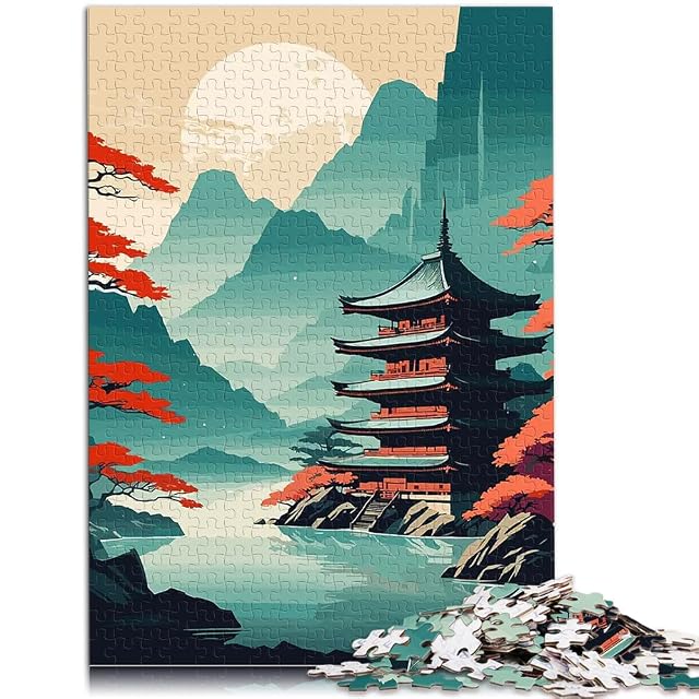 Foto 2 de 6 de Montaña del Castillo japonés Rompecabezas para Adolescentes de 2000 Piezas Acertijo para Actividades…