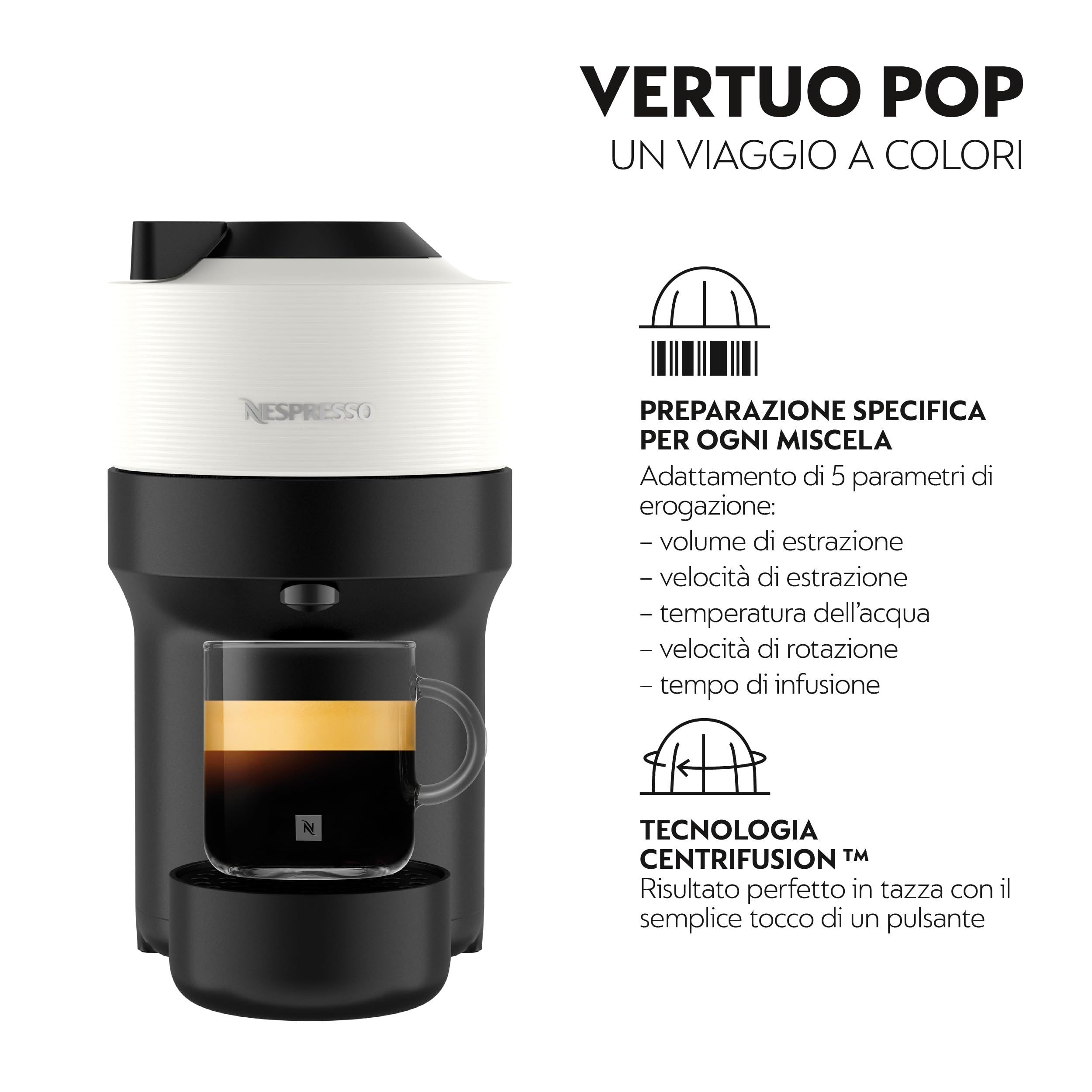Krups Nespresso Vertuo Pop XN9201 - Kaffeemaschine