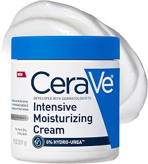 CeraVe Intensive Moisturizing Cream 19oz: 72H Hydration, Shea Butter & Ceramides for Extremely Dry Skin Barrier Repair