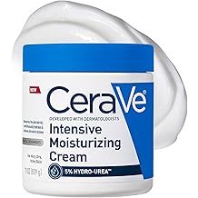 CeraVe Intensive Moisturizing Cream, Body Moisturizer With Shea Butter, 72H Hydration + Skin Barrier Repair, Fragrance-Free Body Lotion For Extremely Dry Skin, 19oz