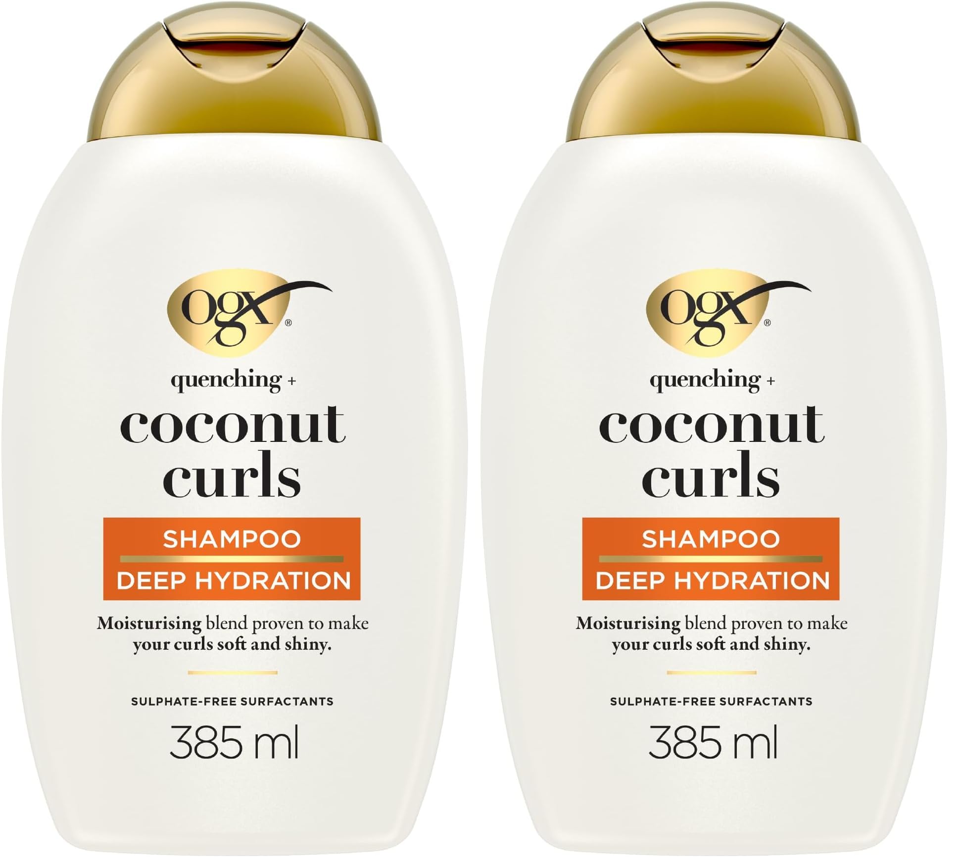 Ogx Bukleli Saçlar İçin Nemlendirici Coconut Curls Şampuan (385 ml) (2 paketi)