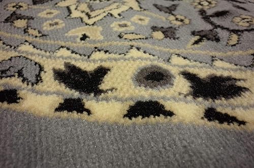 Vista 332 de Unique Loom Reza Collection- Alfombra, Polipropileno, Marrón Marrón/ marfil