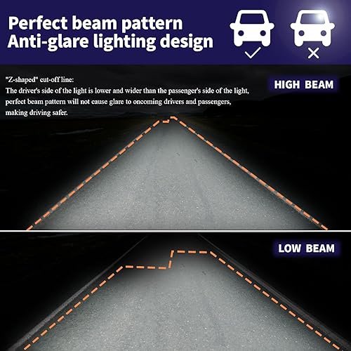 Miniatura 7 de CAPSER Conjunto de faros delanteros compatible con Ford F-150 Pickup Truck 2009-2014, lente transparente cromada, reflector ámbar, lado del