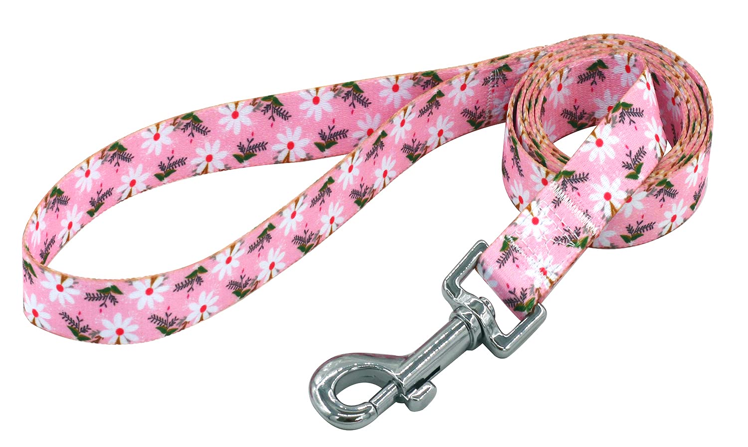 Mihqy Nylon Hundeleine Bedruckt Floral Tribal Bohemian Muster Bunte  Langlebige Walking Pet Leinen fr Kleine Mittlere Groe Hunde Welpen  Katzen, 120cmx2cm(Rosa weie Blume) : Amazon.de: Haustier