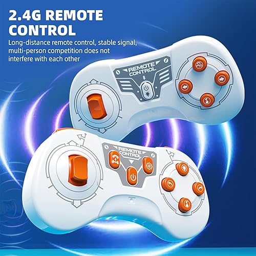 Miniatura 3 de BPUO Auto a control remoto para niños de 6 a 12 años, auto de acrobacias a control remoto con detección de gestos con luz y música, autos