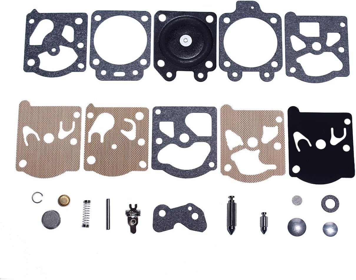 Mtanlo Carburetor Carb Repair Rebuild Kit for Walbro K20-WAT Husqvarna 55 51 455 460 Rancher Echo Poulan Pro Homelite Stihl 026 Chainsaw Trimmers Replacement Part : Patio, Lawn & Garden