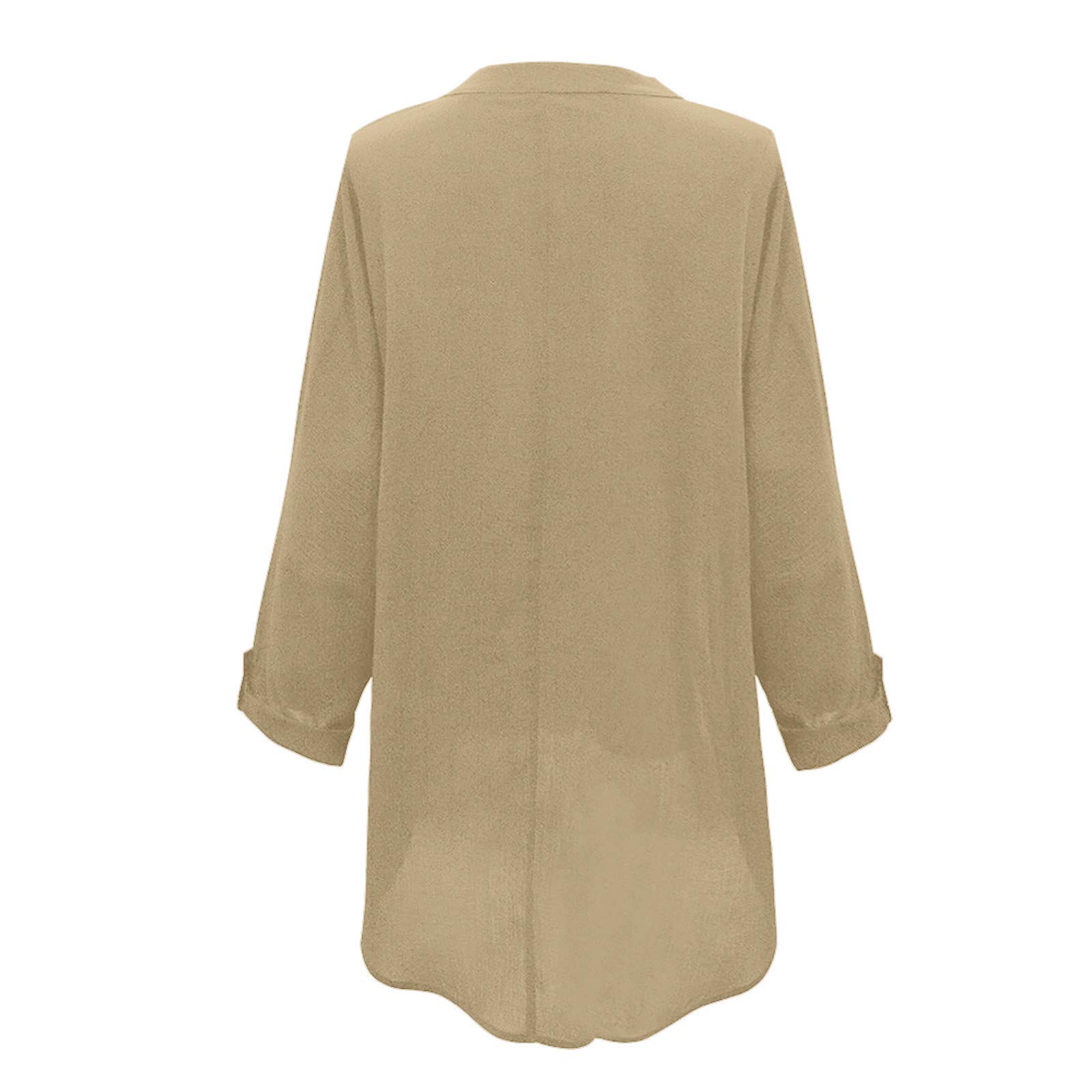 Camicia Donna Manica 3/4 Basic Firmate Tshirt Con Stampa Casual Fantasia Blusa Elegante Sportiva Magliette Top Scollo V Curvy T Shirt T-Shirt Cotone