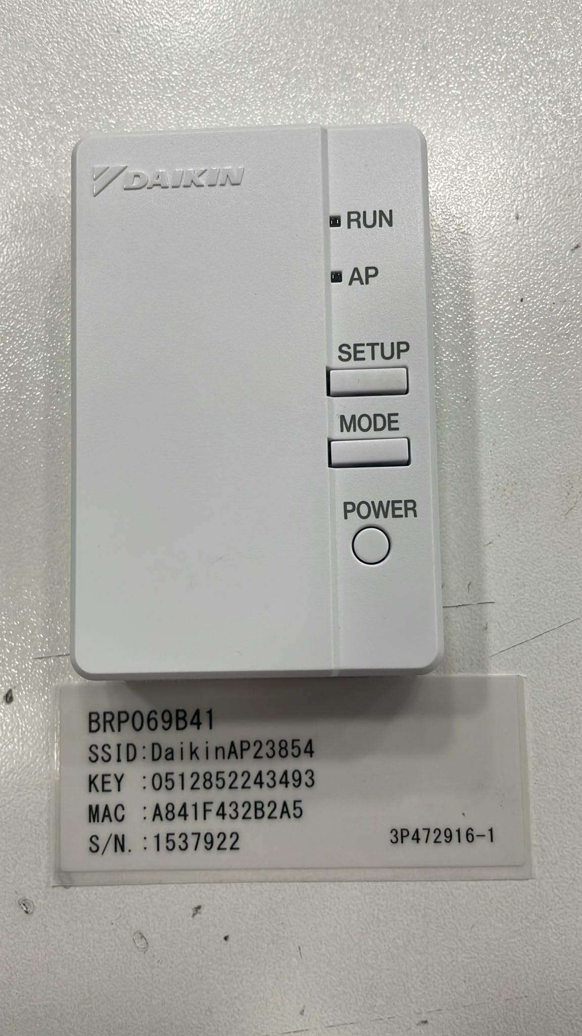 daikin brp069b41 | mapa daikin online controller splits