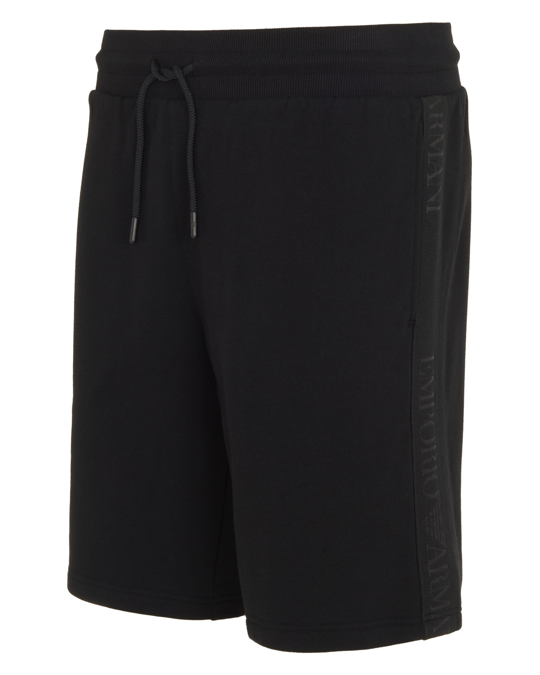 Emporio Armani Herren Basic Terry Bermuda Short Pants, Schwarz, XL