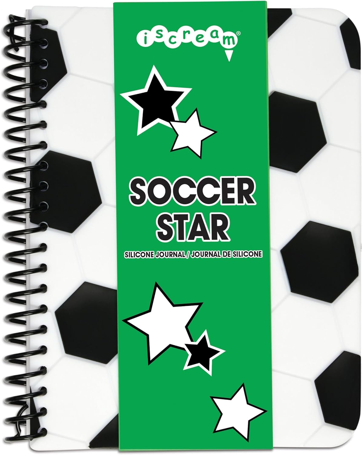iscream Vinyl Cover Spiral-Bound Lined Page 7″ Journal – Soccer Star iscream Vinyl Cover Spiral-Bound Lined Page 7″ Journal – Soccer Star