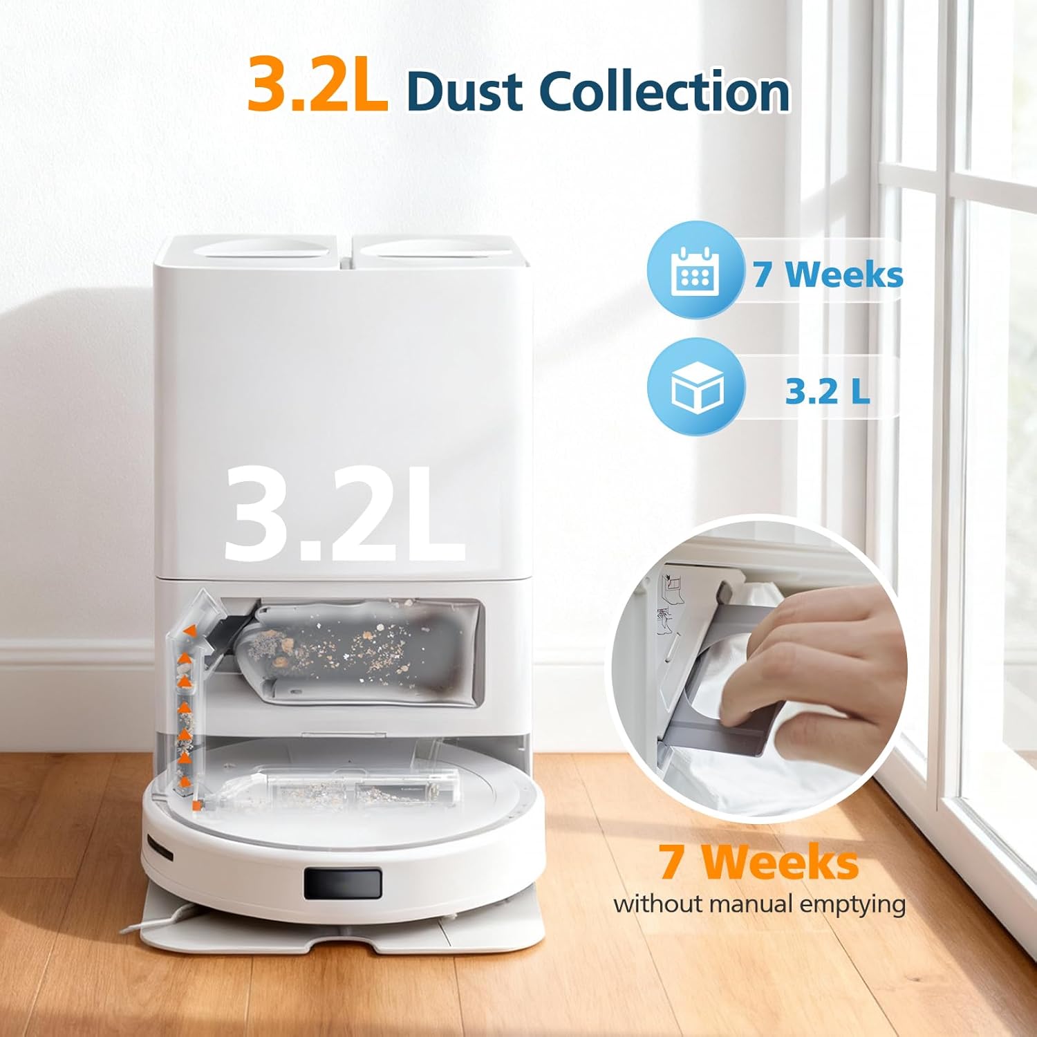 20 Pack QRevo Dust Bags and 10 Pack Mop Pads for Roborock Qrevo S5V, QV 35A 35S, Saros 10R, Curvx, Curv S5X, Edge S5A, Master, Slim, Q Revo S/Pro/Plus/MaxV Robot Vacuum Cleaner