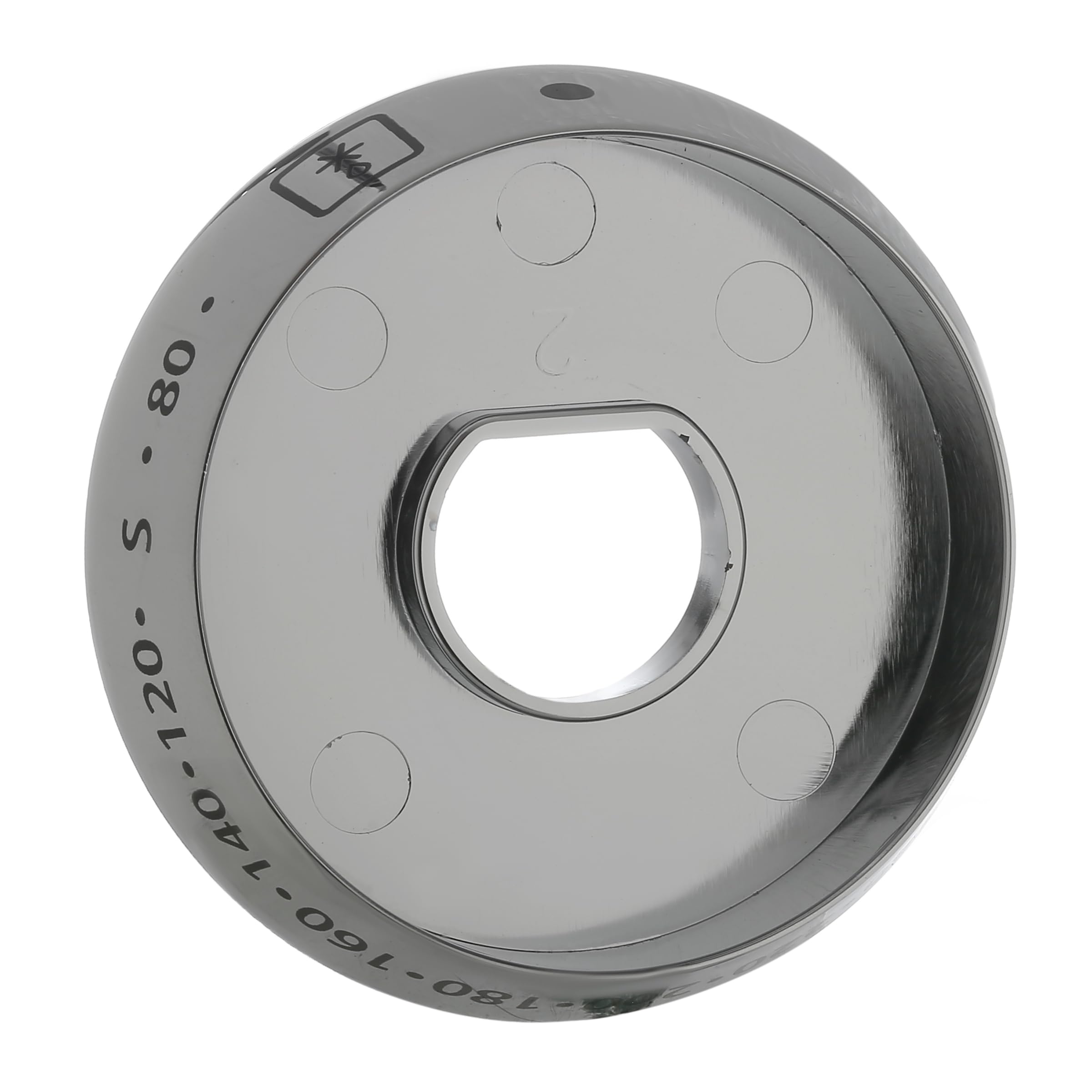 Masterpart Silver Cooker Main Oven Control Knob Bezel Chrome Indicator Ring To Fit Belling Cookers & Ovens