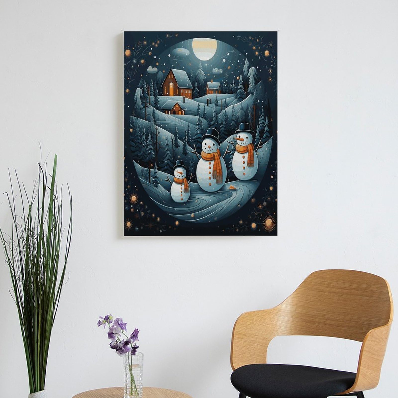 LPAGBCNU Malen nach Zahlen für Erwachsene, Anfänger, Erwachsene, Malen-nach-Zahlen-Kits auf Leinwand, Acryl-Ölfarben, Gemälde mit Pinseln für Geschenk, Wanddekoration