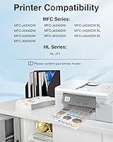 Vista 3 de LC406 - Cartuchos de tinta para impresora Brother de repuesto para Brother LC 406 LC406XL Cartuchos de tinta con impresora MFC-J4535DW MFC-J4335DW