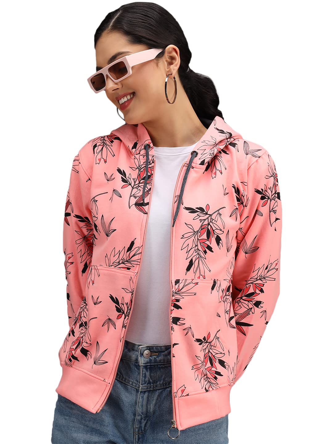 eKools Women's Fleece Hooded Neck Hoodies-picture-13