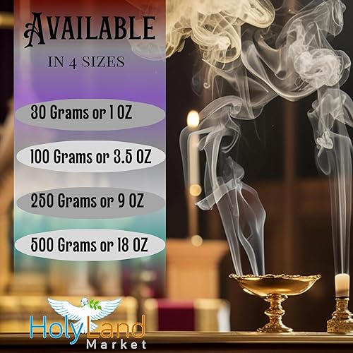 Miniatura 26 de Holy Land Market Incienso de Jerusalén - para iglesia o uso personal, calidad premium del Monte Athos (Nardo, 1 oz)