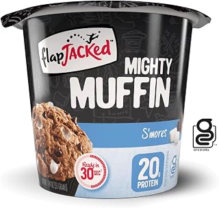 FlapJacked Mighty Muffins, Gluten-Free S'mores, 12 Pack