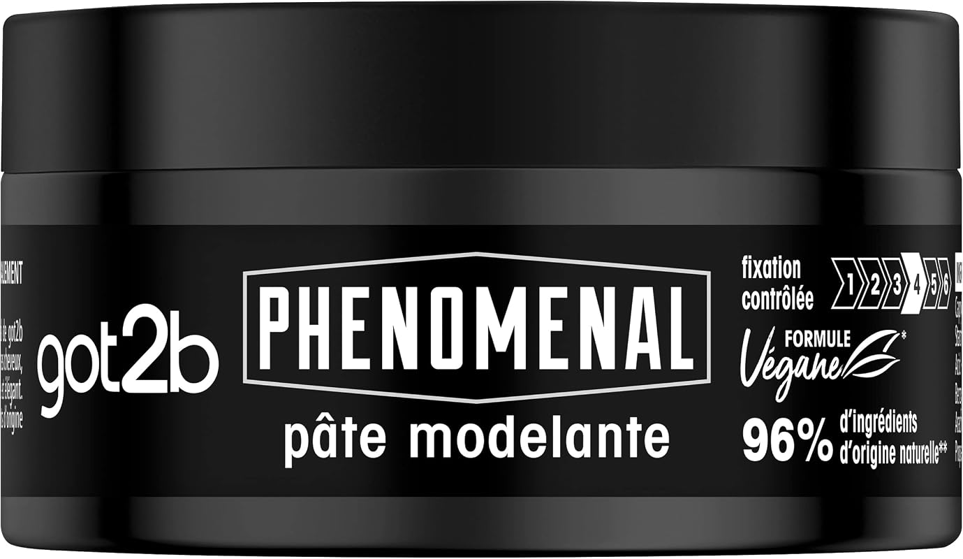 Découvrez la pâte modelante Got2b PhenoMENal, l'alliée incontournable pour un style rétro-chic impeccable. Conçue pour s