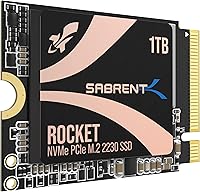 Vista 1 de SABRENT Rocket 2230 SSD NVMe de 1 TB – SSD interno PCIe Gen4 M.2 2230 para Steam Deck, Surface Pro, ROG Ally – Velocidad Gen4 x4 de hasta 5000 MB/s