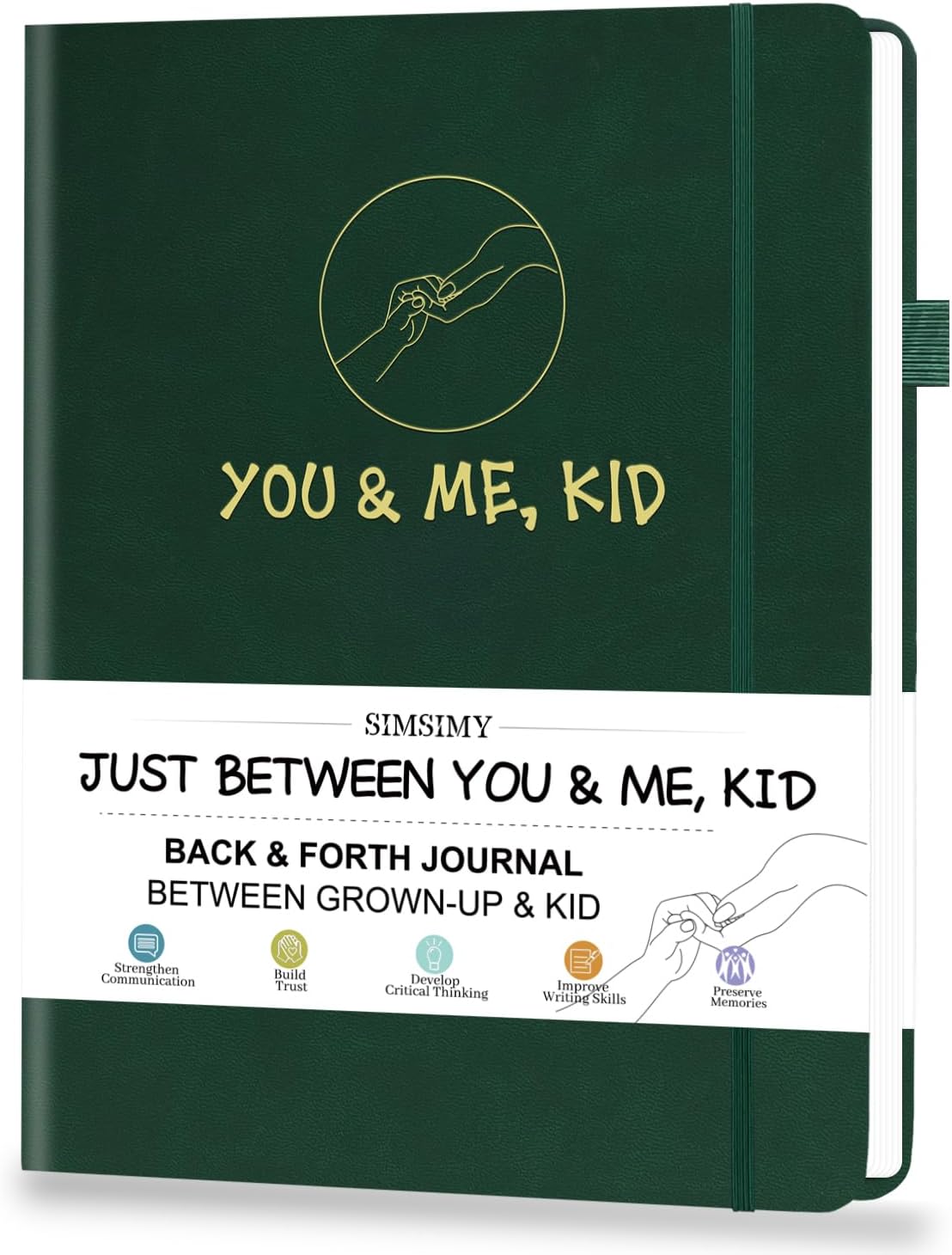 Just Between You and Me,Kid - Back & Forth Journal for Adults & Kids, Grown-Up & Kid to Bond and Connect, Interactive Parent Child Journal with Creative Prompts for Conversations & Drawing, Gift for Girls/Boys, Daughters/Sons, Moms/Dads, Grandparents, A5