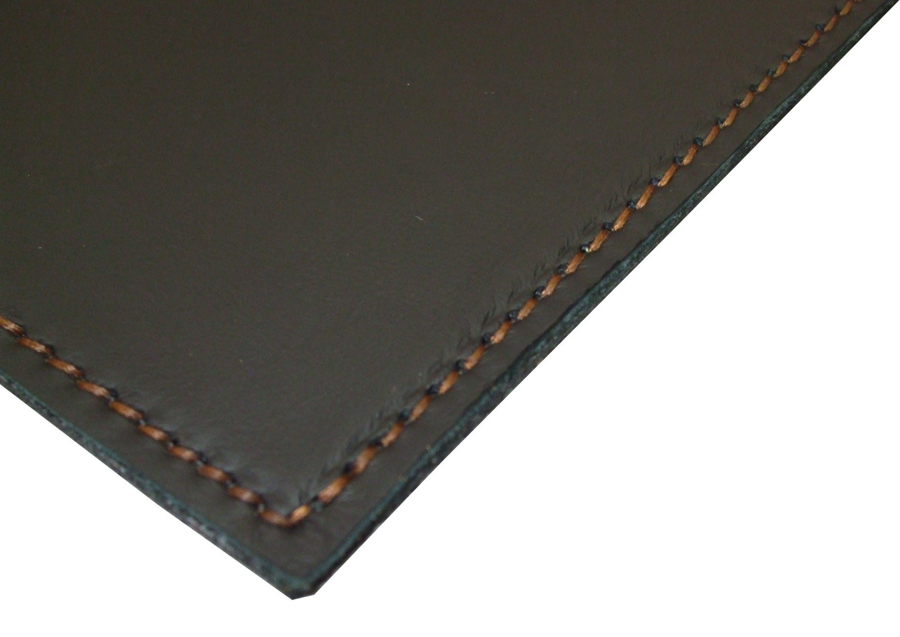 Schreibunterlage Schreibtischunterlage echt Leder ca. 70 x 46 cm Antik schwarz Jahreszahl 1973