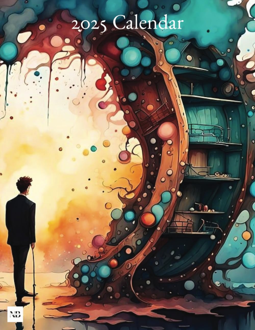 2025 Calendar: Rorschach Ink Blots
