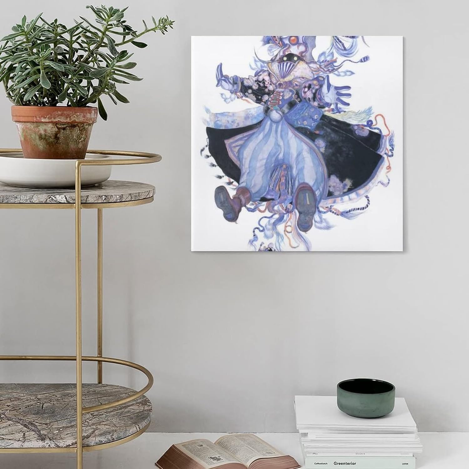 天野喜孝 ポスター 飛天Ⅴ 額縁付き