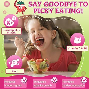 Kids Probiotic Chewable, 5 Billion CFUs Probiotics + Prebiotics For Kids Ages 3+, Kid Daily Probiotics For Digestive Health, Immune Support & Appetite Booster, Natural Strawberry Flavor, 75 Servings
