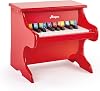 Hape Playful Piano Toy | 18-Key Wooden Mini Musical Instrument Toy, Red
