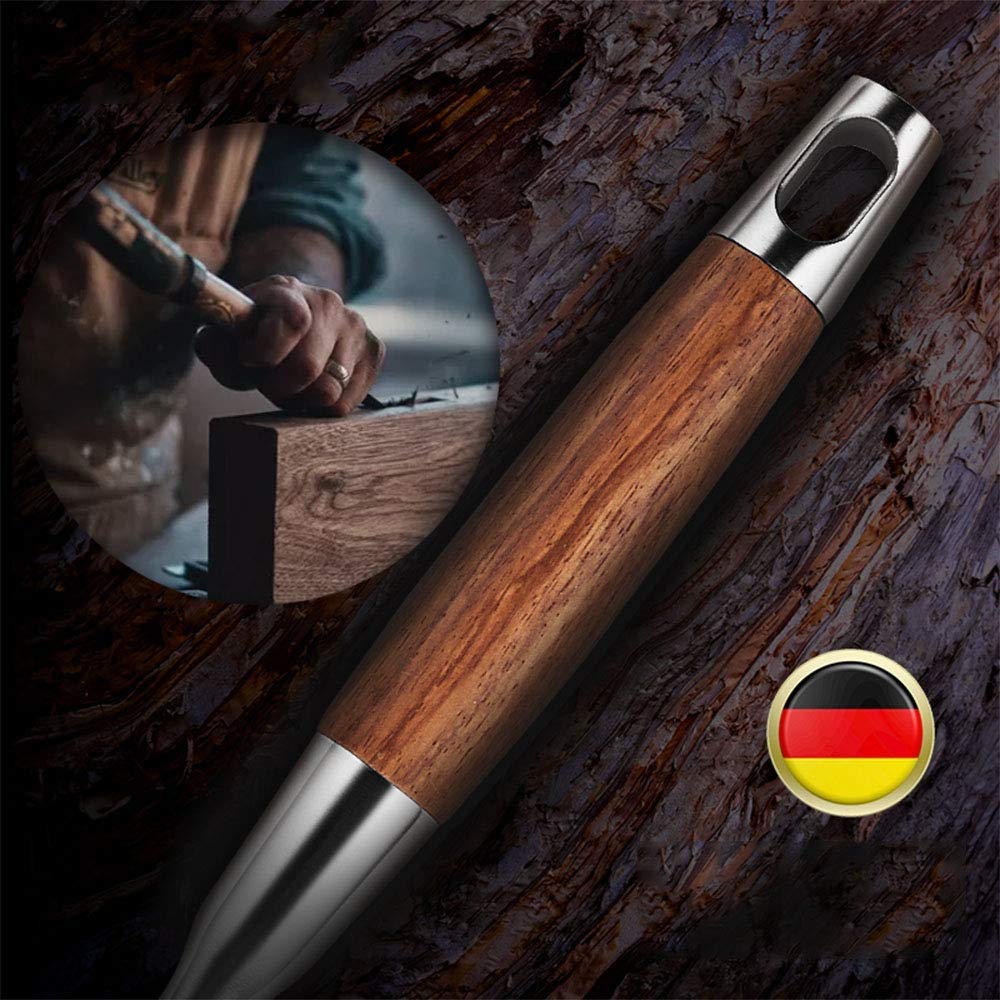 Utensilios de cocina para cocinar/servir, utensilios de cocina - Juego de utensilios para servir de acero inoxidable 5 PCS-Cucharón de cobre, Cuchara para servir, Tenedor para servir pasta, Espátula