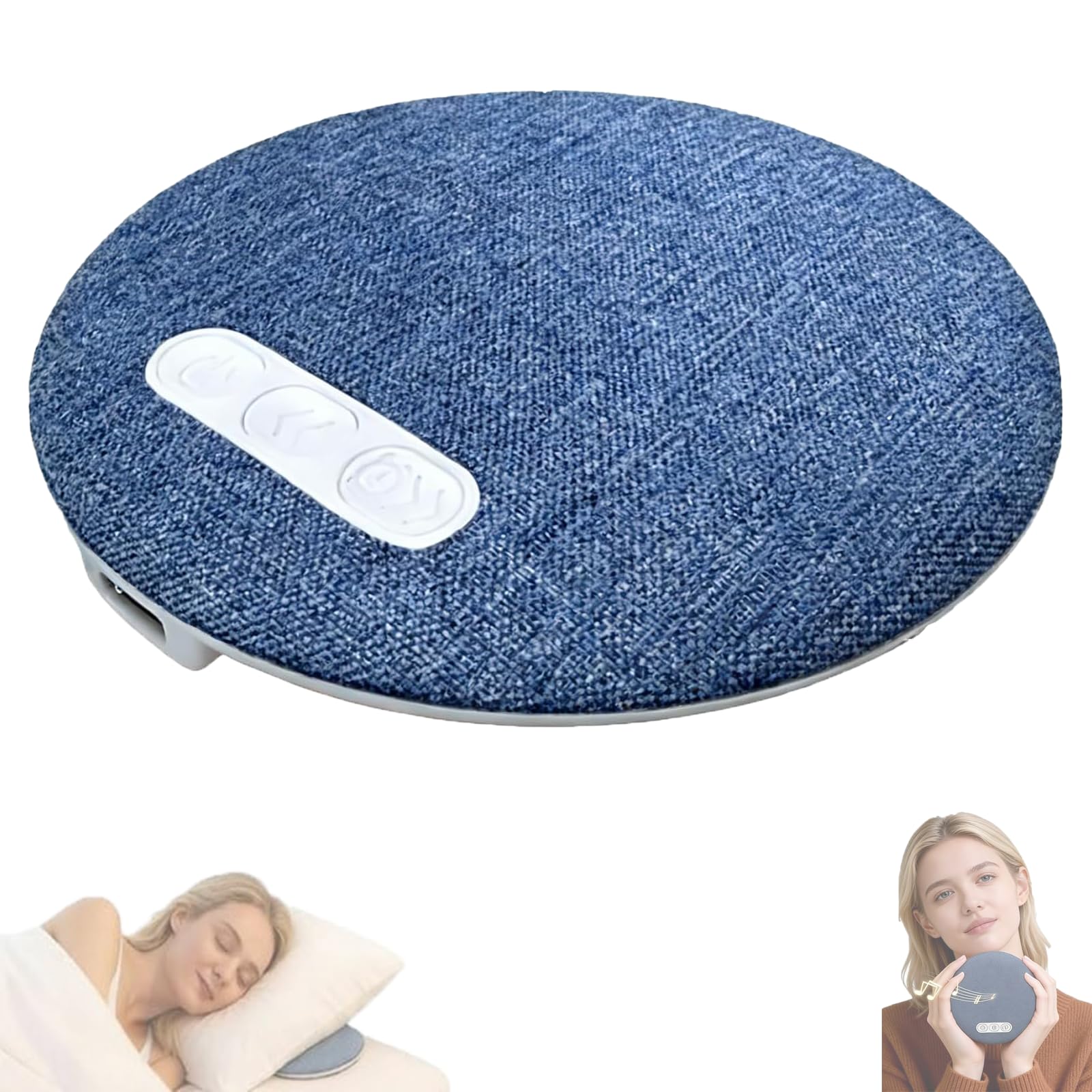Pillow Speaker,Bluetooth Pillow Speakers for Sleeping,Under Pillow Speaker with White Noise Timer,Stereo Sound, No Headphones Needed，Suitable for Adults to Help Them Sleep