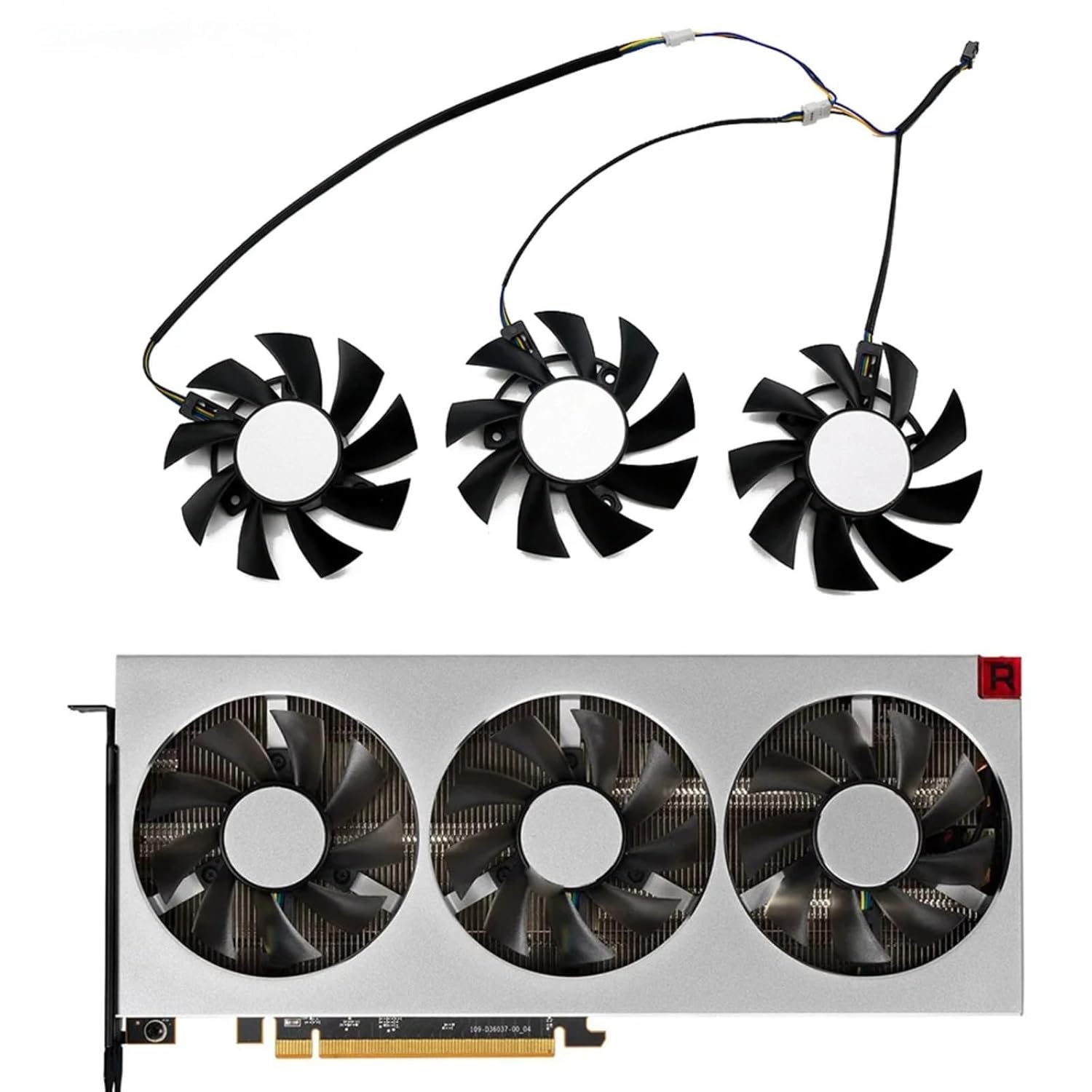 75MM FD8015H12S 12V 0.32A Replace for AMD Xfx RX Radeon VII Graphics Video Card Cooler Fan