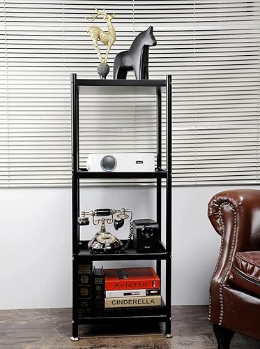 Miniatura 2 de MAGCOLOR Metal Shelving Unit 4 Tier Baked Zinc Stainless Steel Storage Shelves Rack for Kitchen,Laundry Room, Garage or Office Shelving Heavy Duty