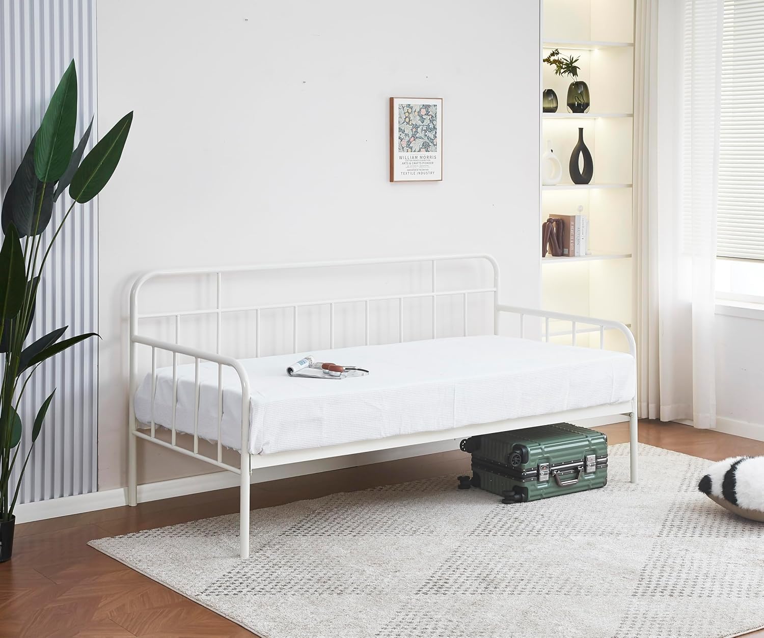 Sofá Cama de Metal Base para Colchón 90 x 190 Estructura Metálica