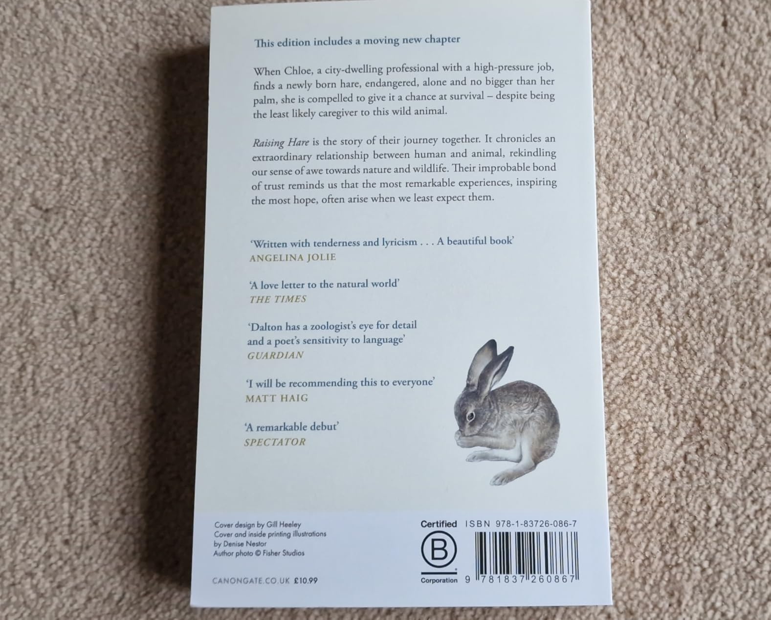 Raising Hare: SHORTLISTED FOR THE WOMEN'S PRIZE FOR NON-FICTION 2025 Paperback – 29 May 2025 cover