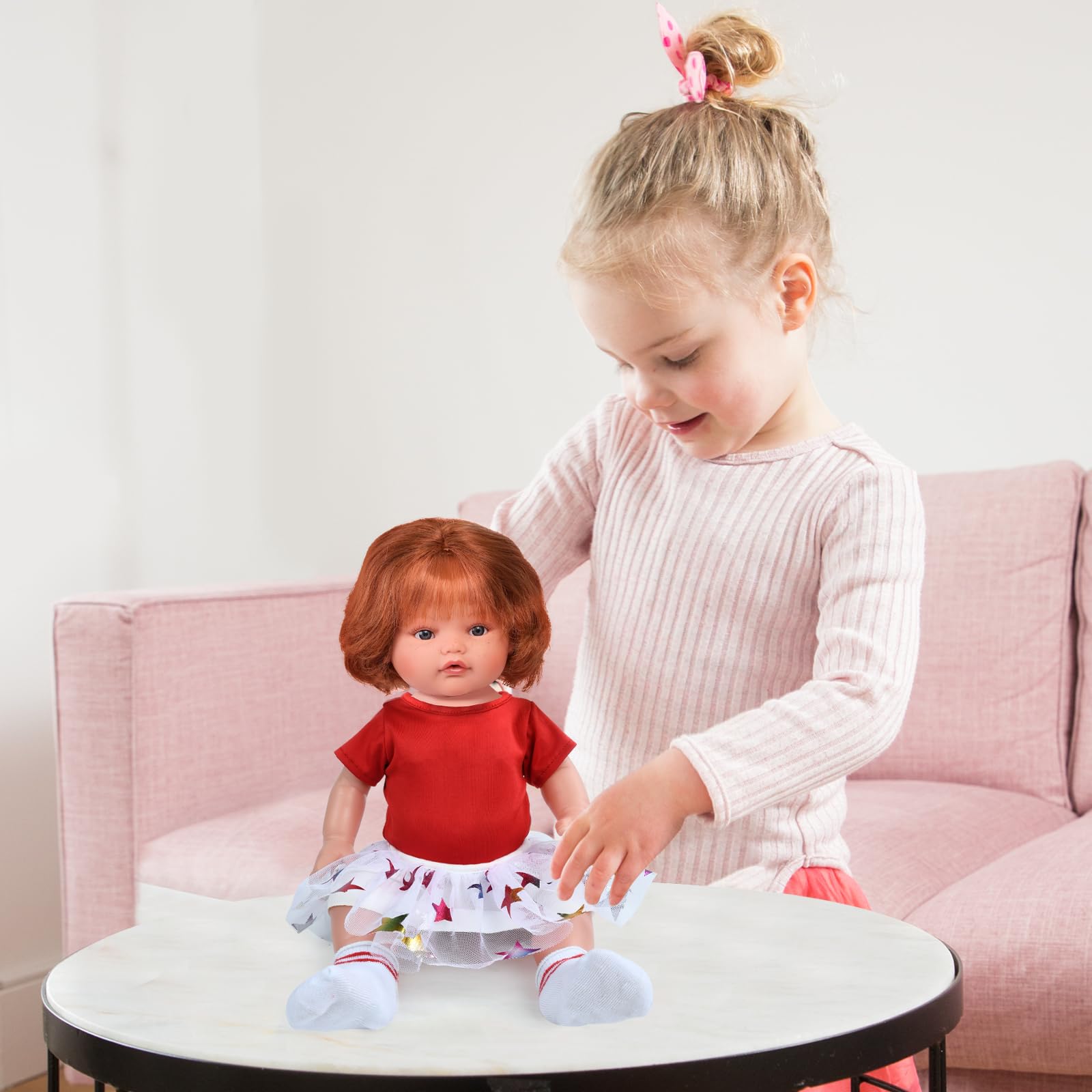 Süßes Hasen-Kostüm Für 18-Zoll-Puppen – Mit Shirt, Hose & Hut, Perfekt Für Kinder Zum An- Und Ausziehen