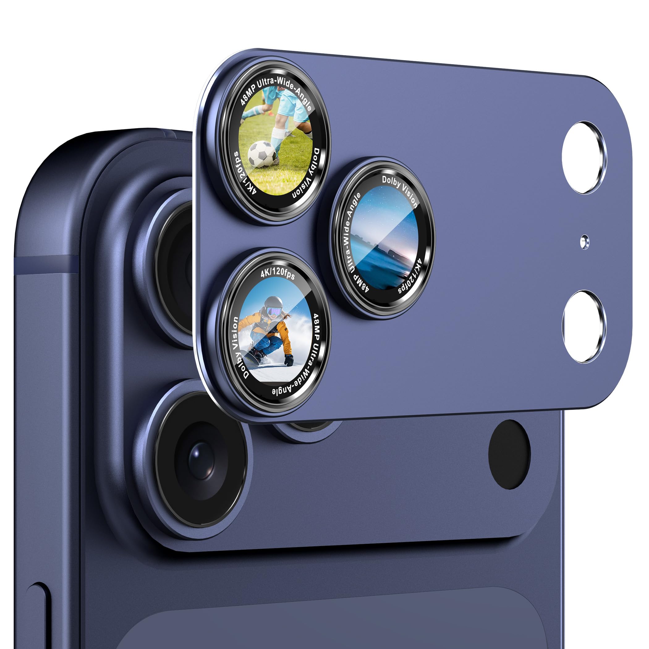CACOE Metal Camera Lens Protector for iPhone 17 Pro Max