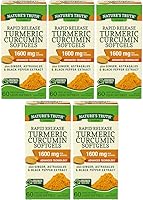 Vista 2 de Nature's Truth, Extracto de pimienta negra de cúrcuma 1600 mg, 60 cápsulas blandas