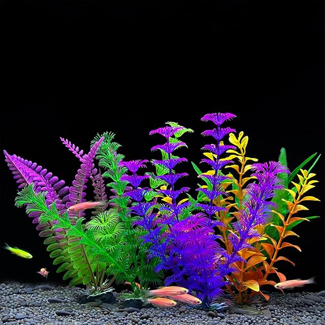 Foto 7 de 8 de Haiki Planta de agua artificial para decoración de acuarios y peceras