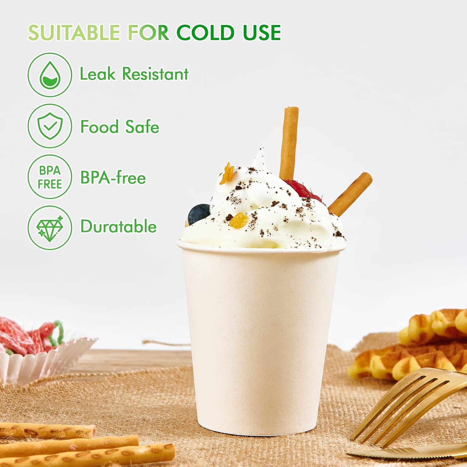 1200 Pack 5 oz Paper Cups - 600 White Bathroom & Mouthwash Cups, 600 Colorful Cups