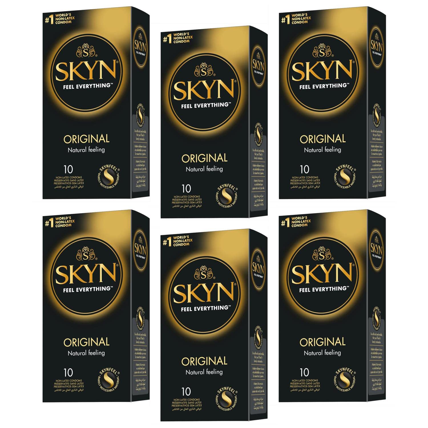 Skyn - Confezione da 60 riservativi Senza lattice Originale - Natural Feeling