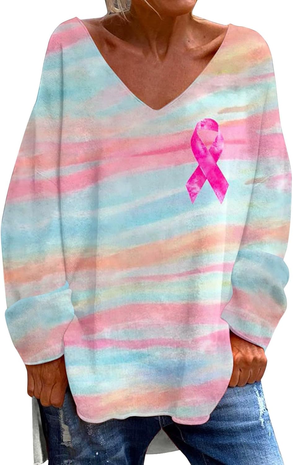 Breast Cancer Awareness Shirts Breas Cancer Gifts for Women Pink Ribbon ...