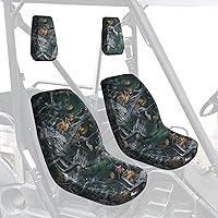 Vista 8 de StarknightMT UTV Rhino - Fundas de asiento impermeables 1680D, compatibles con Rhino 700 660 450 2004-2021, accesorios Rhino