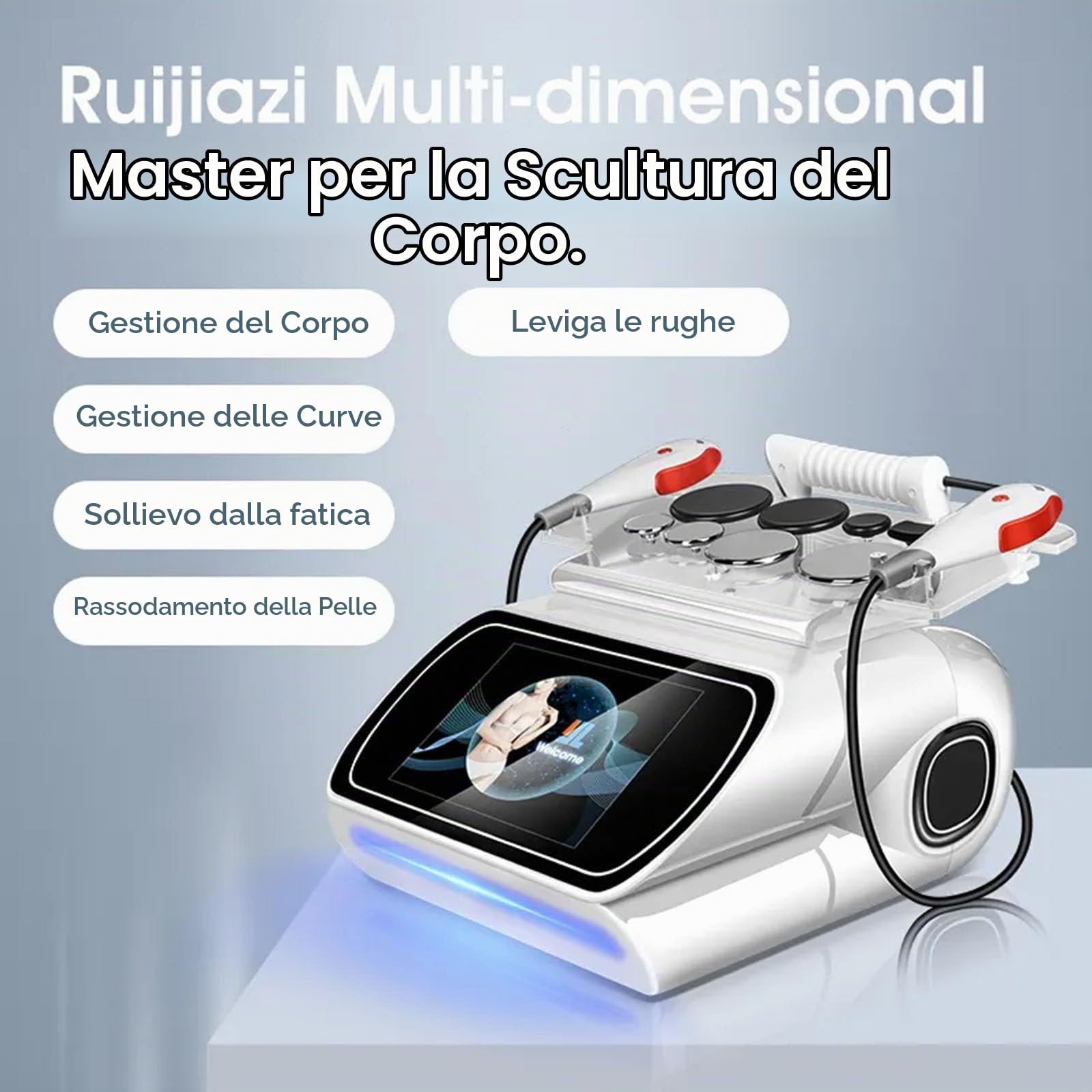 Tecar 448 KHZ RES CET Macchina per Terapia Monopolare RF Diaterapia per alleviare Il Dolore Muscolare e ridurre la Cellulite Profonda