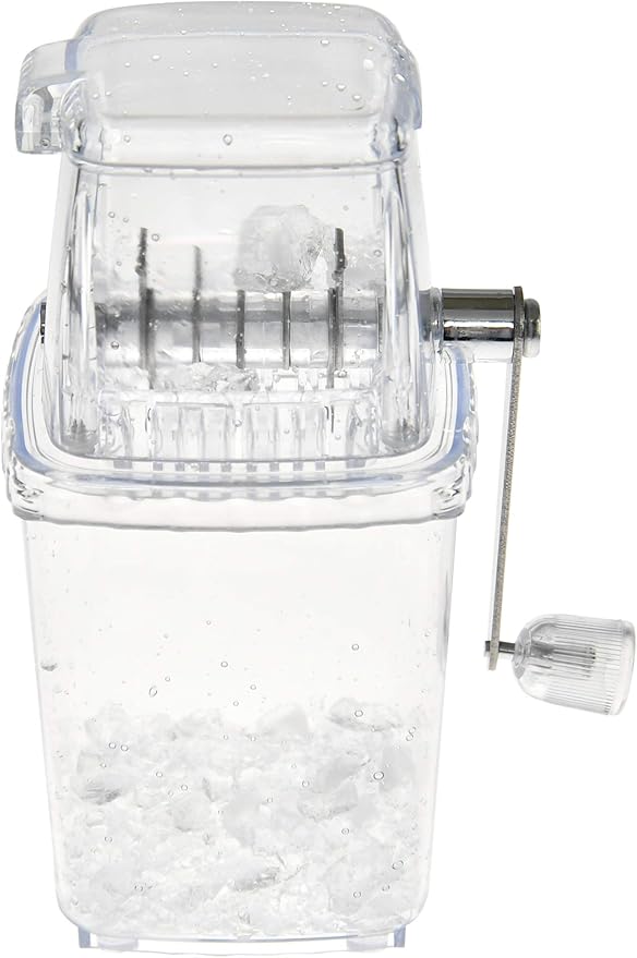 HOMEX HandCrank Ice Crusher, IceMaker Machine, Clear Ice Crusher for Home Use 9
