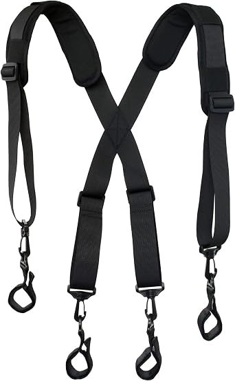 YYST Men Paddded Adjustable Tool Belt Suspender Duty Belt Suspender Tactical Duty Belt Harness