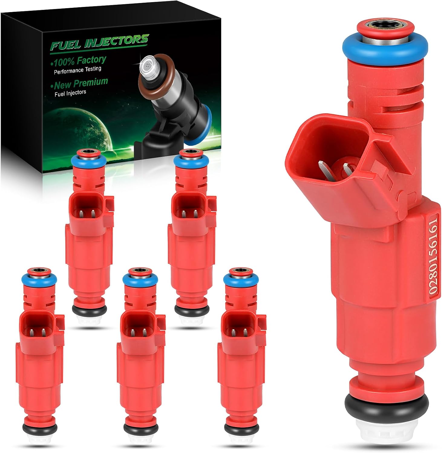 SZKAIDAG Premium Fuel Injectors (6‑Pack) for Jeep 4.0L 1999–2004