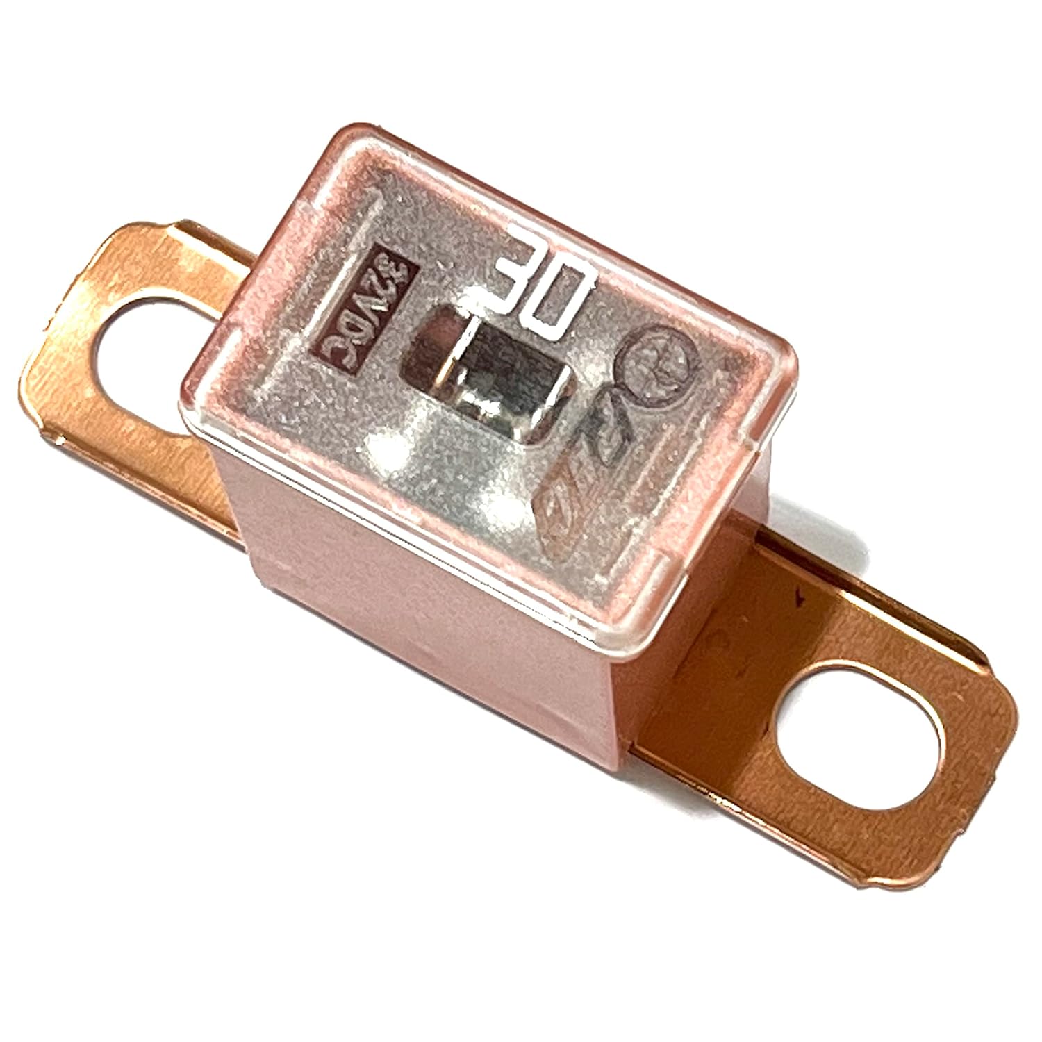 EDS New 927-0050 Red 50 AMP Fuse Multi Purpose PAL Series 1 32V 13/16 Bent - Replacement for FLD-50 PAL450BP Bolt on Cartridge etc. (50Amp)