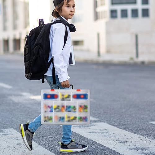 Miniatura 6 de Estuche de doble capa compatible con paquetes de figuras Akedo Ultimate Arcade Warriors, almacenamiento coleccionista de personajes de acción